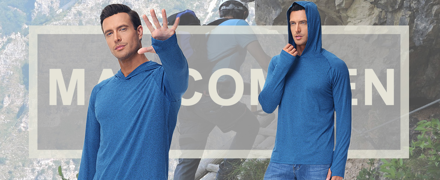 long sleeve hooded shirt