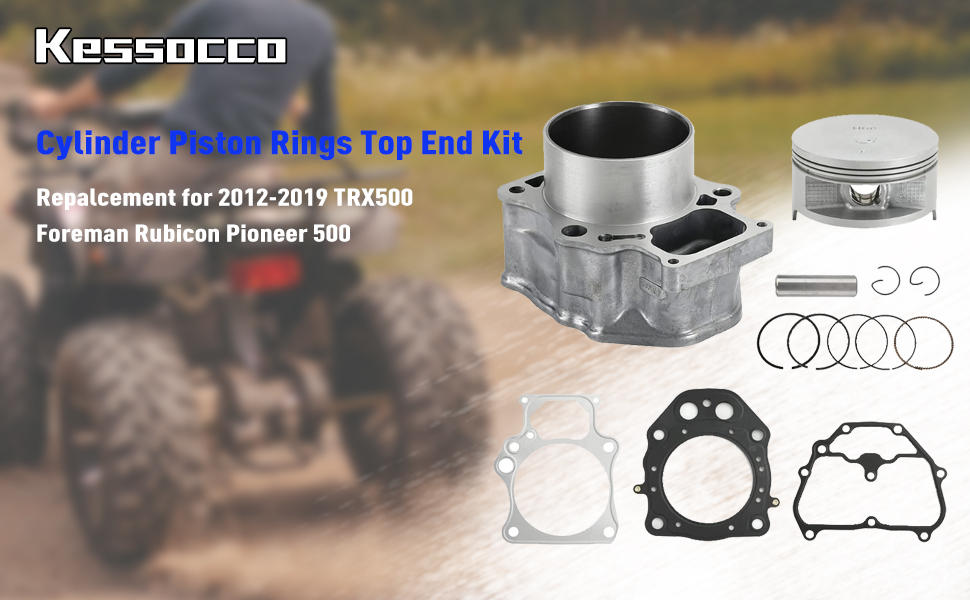 Kessocco 12100HR0F00 Motorcycle Piston Cylinder Kit Cylinder Piston