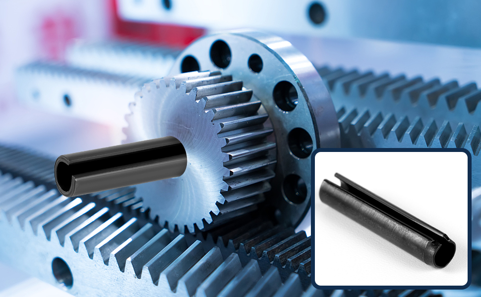 OCR 390Pcs Roll Pin Assortment Set, Slotted Spring Pins, Spring Dowel