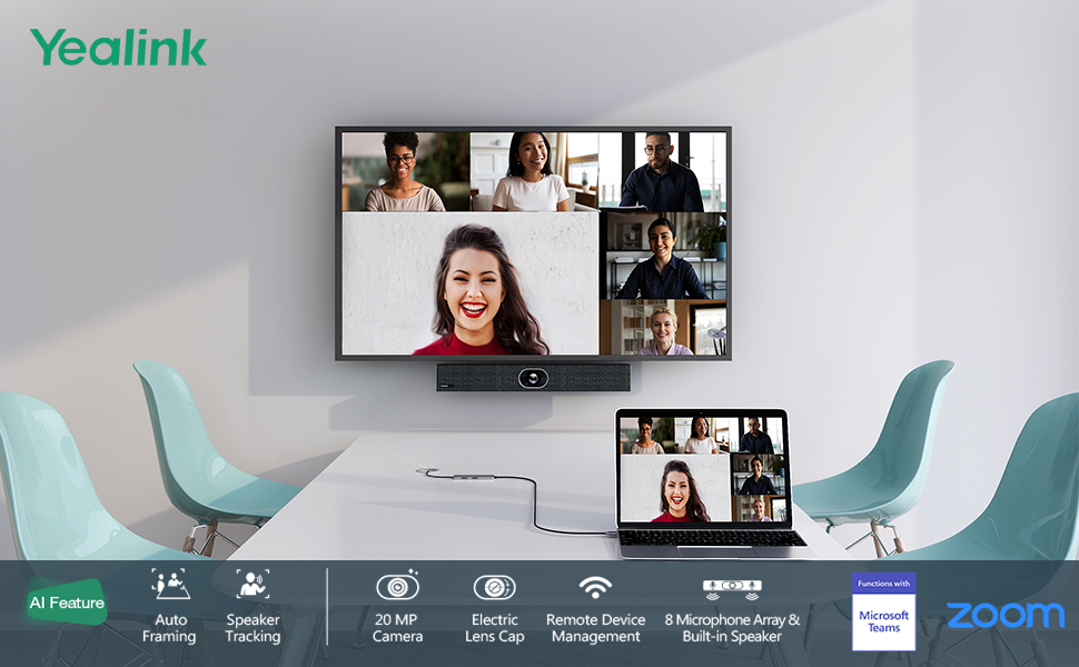 Amazon.com: Yealink BYOD-Box Hub for UVC40 Video Camera Conference Use ...