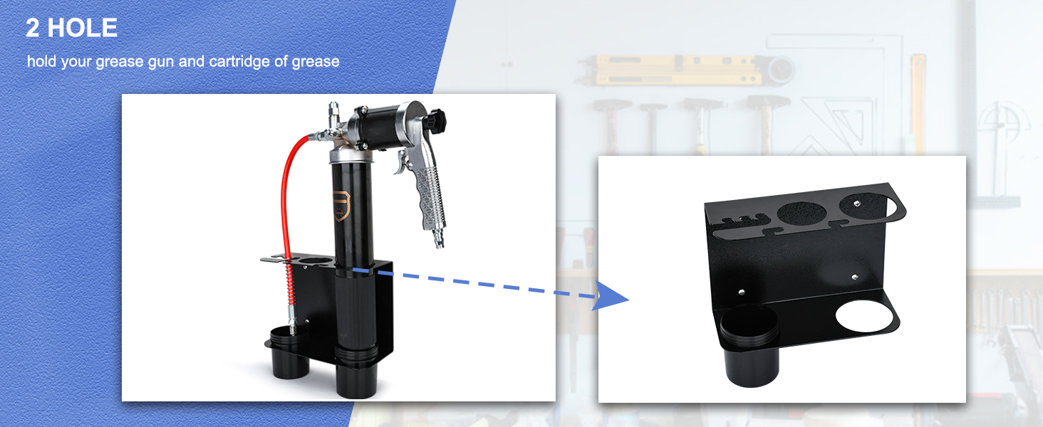 TOPOWN Grease Gun Holder Grease Gun Holder Wall Mount