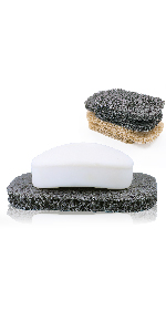 石けん置きパッド2個＋スクエア石けん ポケット3個 角質除去 ソープセーバー Amazon | myHomeBody石けん置きパッド2個＋スクエア石けん