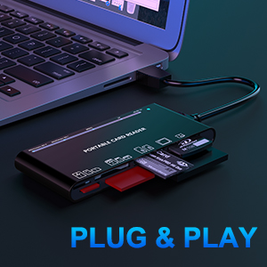 USB 3.0 card reader plug and play