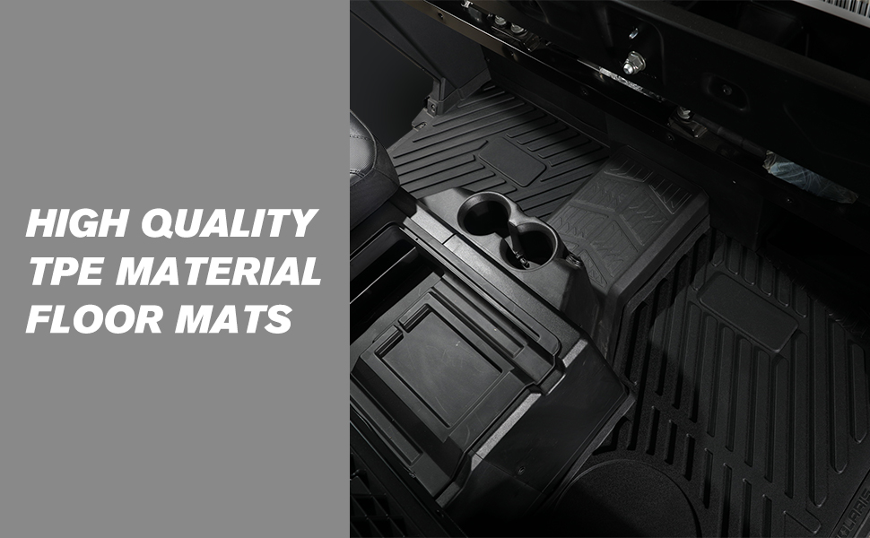 A & UTV PRO Floor Mats for Polaris Ranger Crew XP 1000 2019