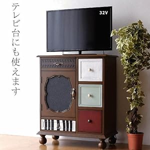 Amazon｜チェスト 木製 おしゃれ アンティーク レトロ 収納家具