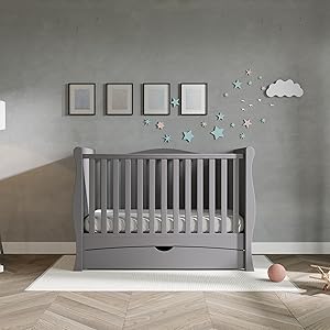 Gilbert cot bed grey