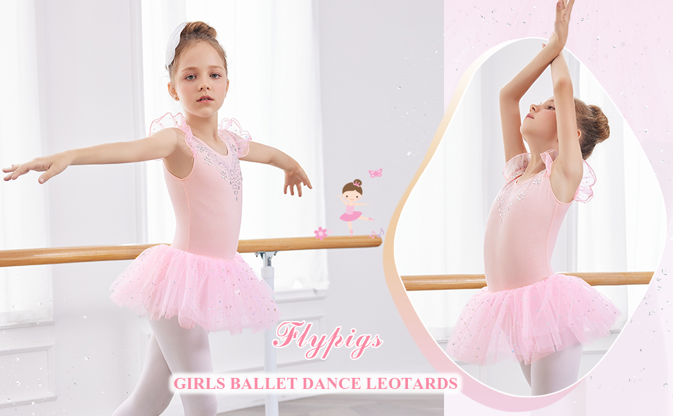 pink tutu dress ballerina dress for girls