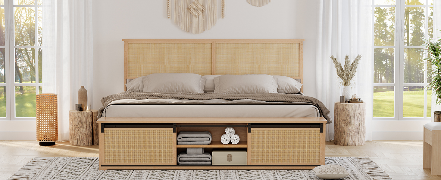 Bed Frame with Storage