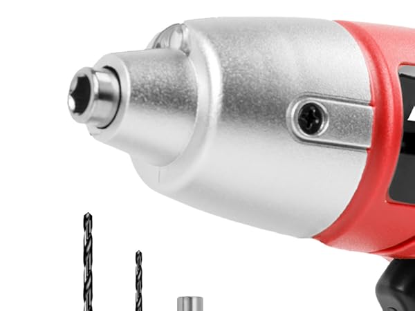 Amazon.com: Hi-Spec 27 件3.6V 紅色小型電動螺絲起子組。 無線