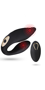 Samore ® Vibrador para parejas, con mando a distancia a juego ...