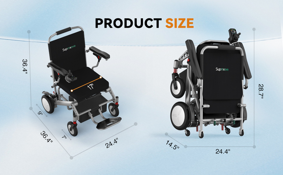 Foldable electric wheelchair