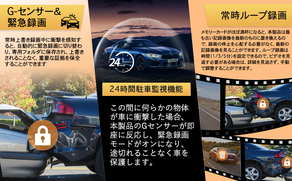 Amazon.co.jp: KQQ 【2023最新4K解像度】 ドライブレコーダー