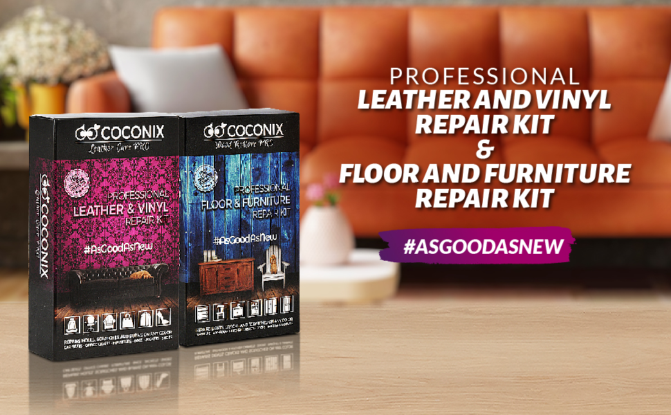 Coconix Vinyl and Leather Repair Kit and Coconix Floor and