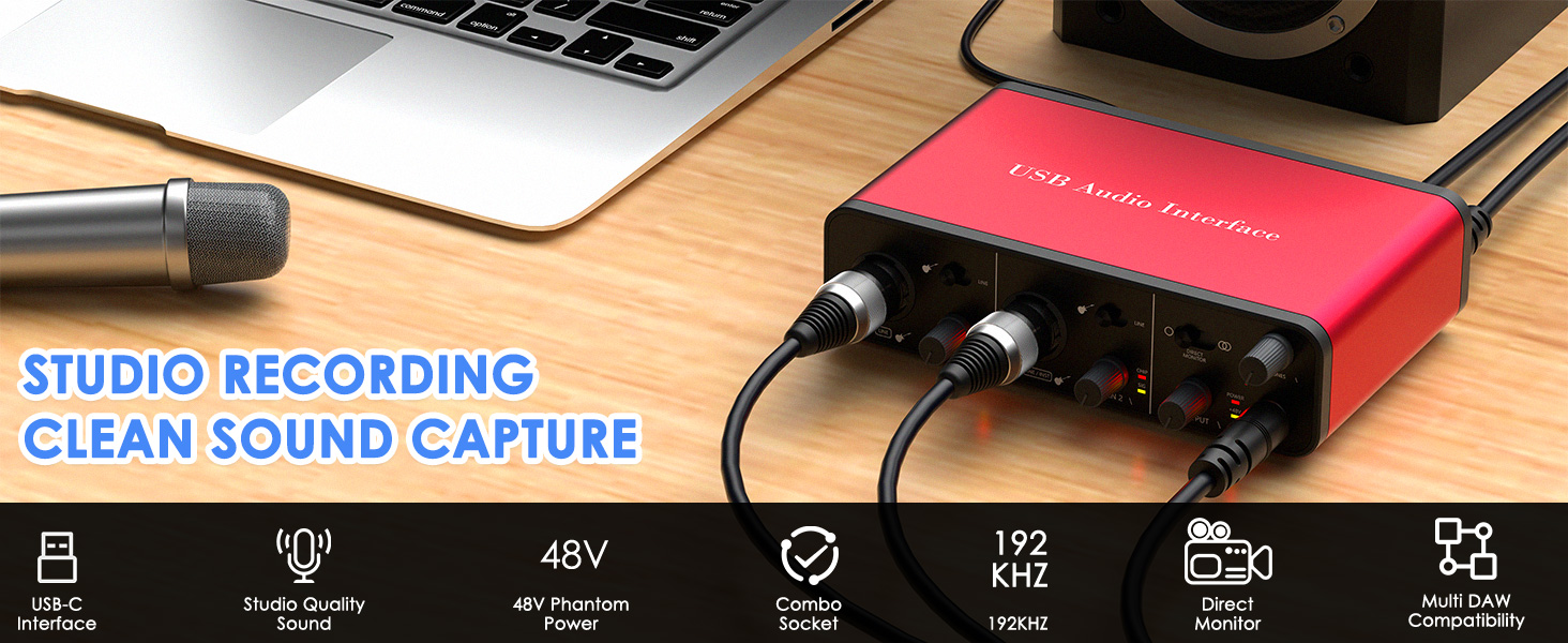 2i2 USB Audio Interface