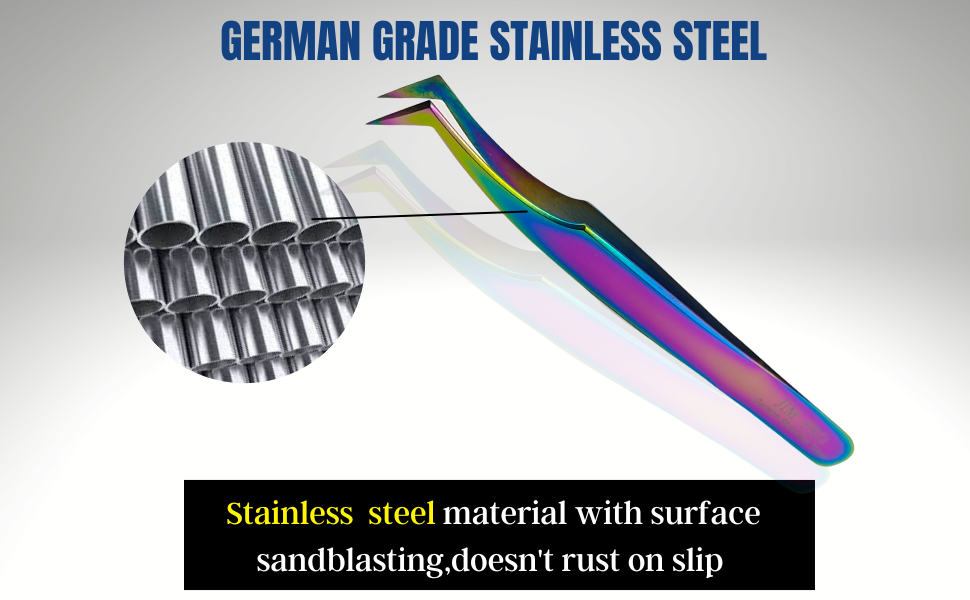 JIM PRO volume boot tweezer for eyelash extensions lash attachments multicolor