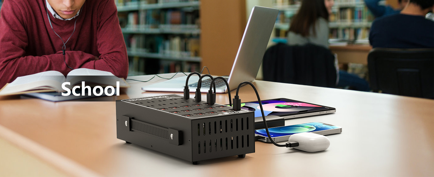 Multiple USB Charging Station, RUANSZZ 50 Port 250 Watt