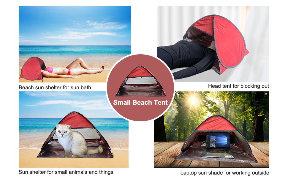 small beach tent