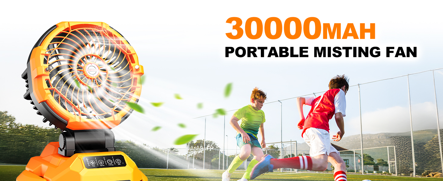 misting fan rechargeable