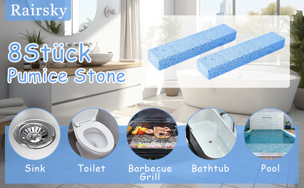 Cleaning pumice stone