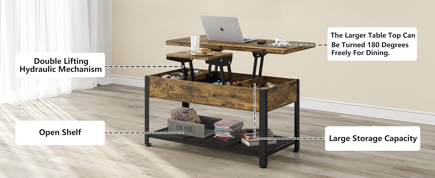 LIFTING COFFEE TABLE