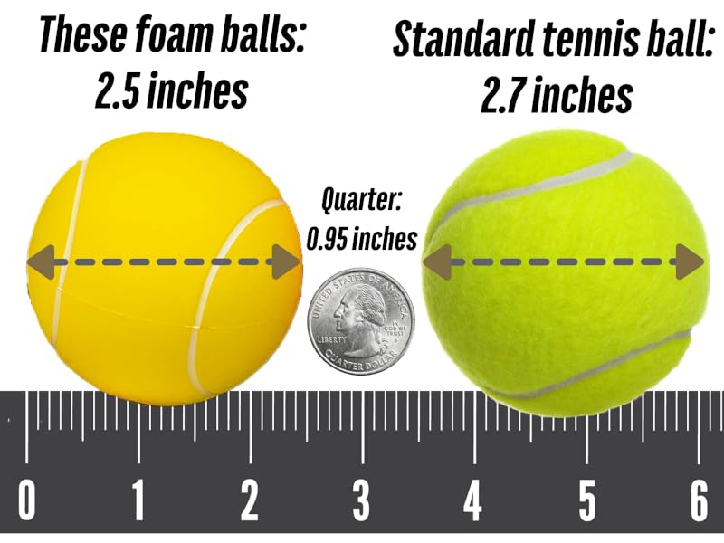 size small foam balls