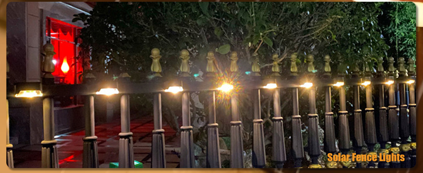 solar fence lights outdoor outdoor solar lights for fence