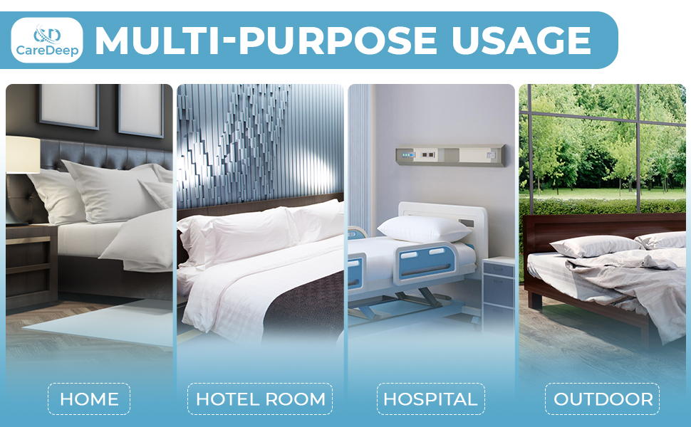 CareDeep Soft Support Pillows 2 Pack Bounce to Back Pillows Sleep