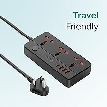 ambrane extension board;power strip;portronics extension board;portronics power strip;power board