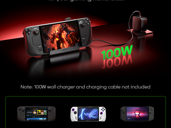 STEAM DECK OLED DOCK ROG ALLY X DOCK LEGION GO S DOCK MSI CLAW DOCKING STATION