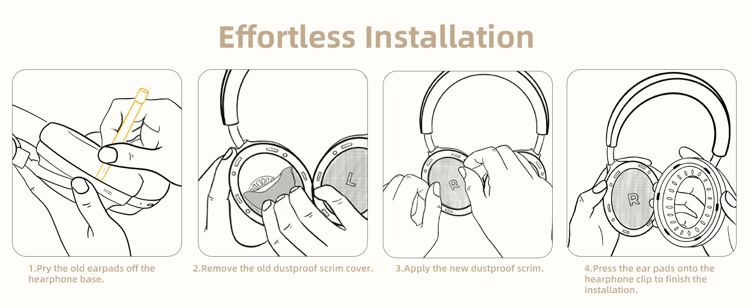 Ear pads for Bose QuietComfort Ultra 