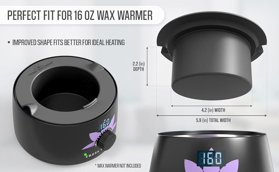 Tress Wellness Wax Warmer Silicone Liner Easy to Clean