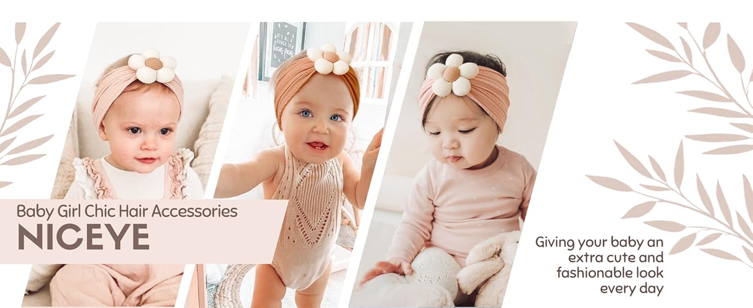 Baby Girl Bows Headbands
