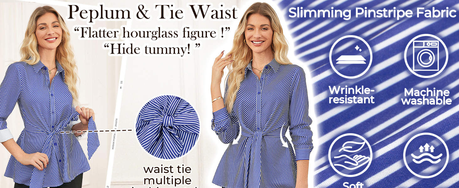 tie front tops for women