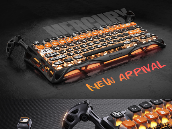Amazon.com: GravaStar Mercury K1 Pro Wireless Mechanical