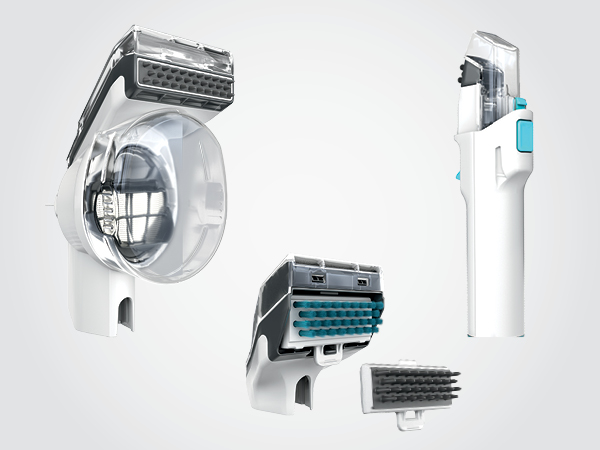 3.5&#34; Reversible Bristle Tool, Integrated Crevice Tool, Pet Tool, Hose-Cleaning Tool.