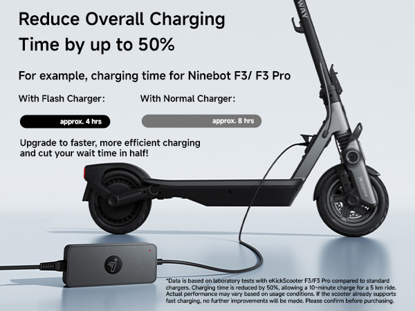 SEGWAY 純正　 急速充電器 Amazon.com: Segway eKickScooter Flash Charger - 48V 1.3A