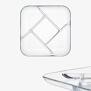 glass divided plates