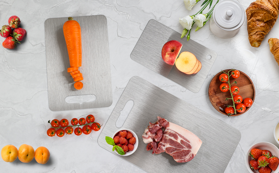 stainless steel cutting boards