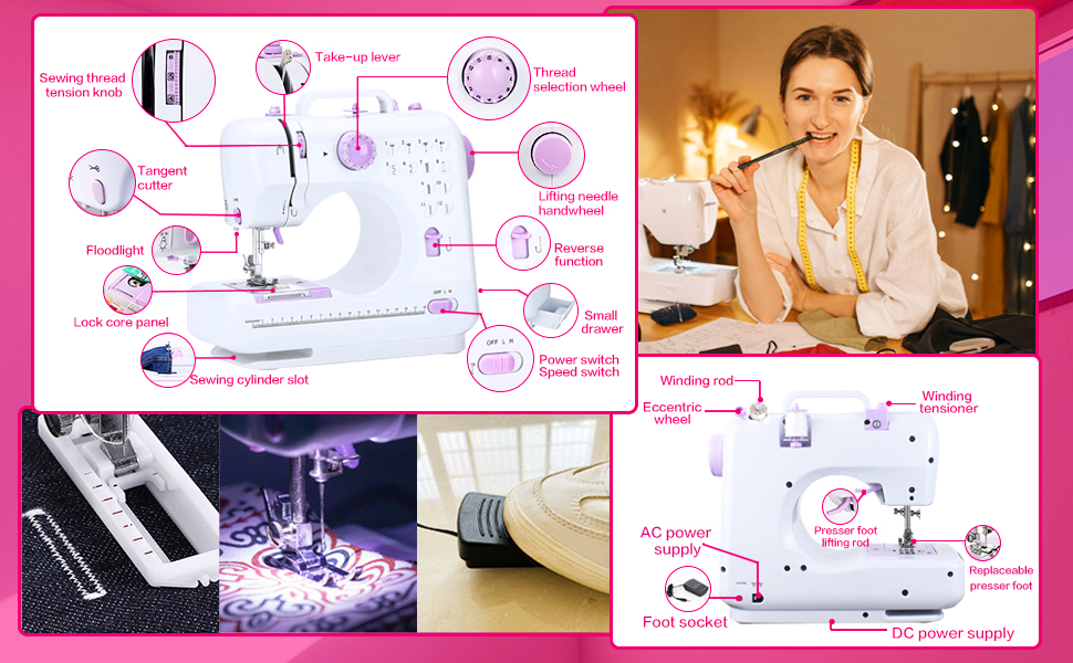 Mini Sewing Machine for Beginners, handheld sewing machine