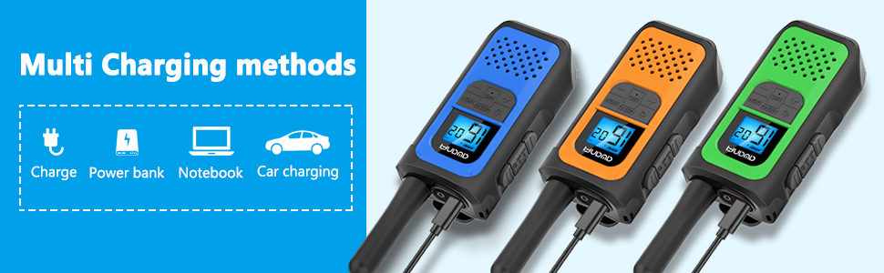rechargeable walkie talkies