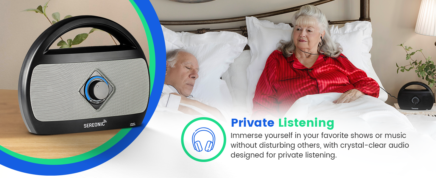 tv bluetooth speaker for private listening tv sound for hearing impaired
