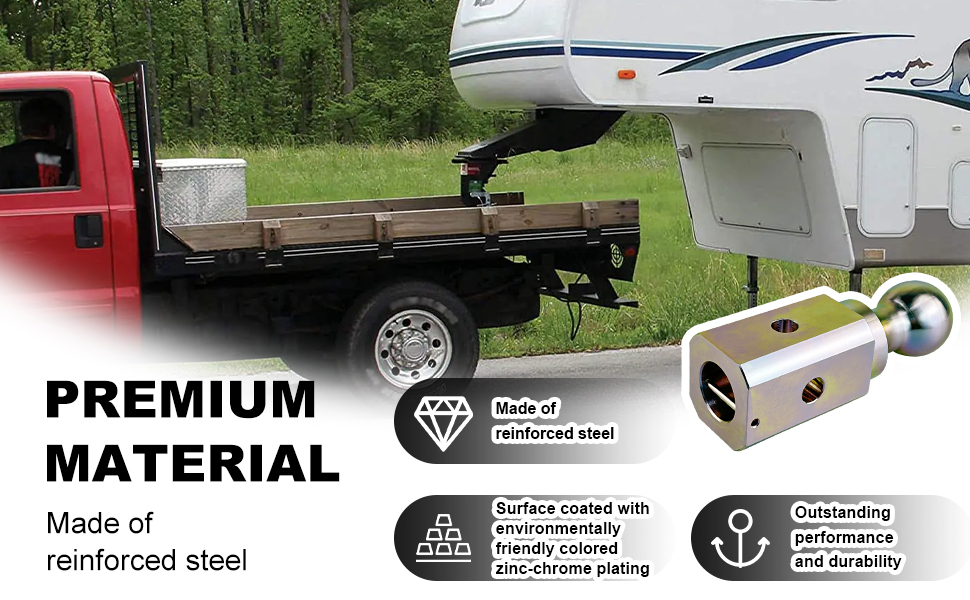 VONLX Gooseneck Hitch Ball 25/16" Gooseneck Hitch