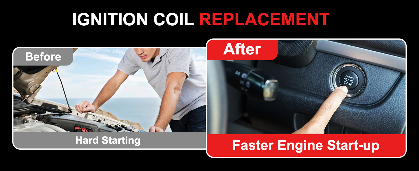 Ignition Coil Pack and Iridium Spark Plugs