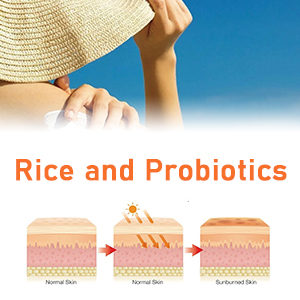 SPF50+, PA++++ Rice and Probiotics