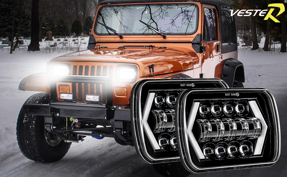 7x6 led headlight