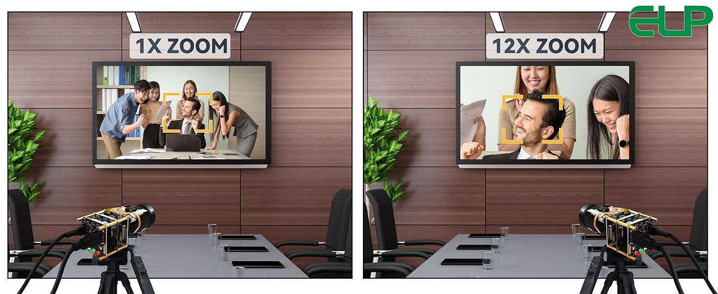 ELP 12X Zoom 4K 30fps USB Camera Module