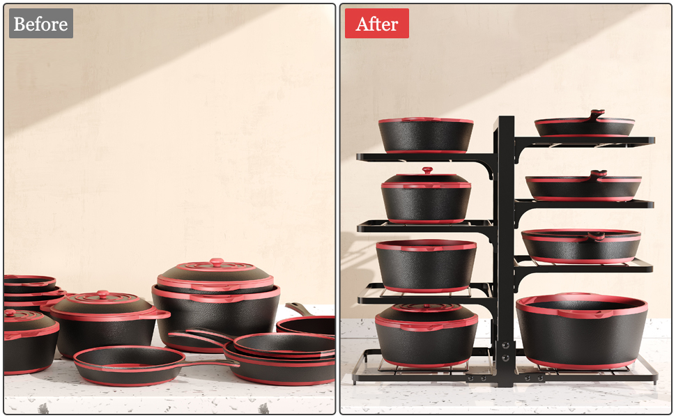 Say goodbye to clutter and have a neat kitchen