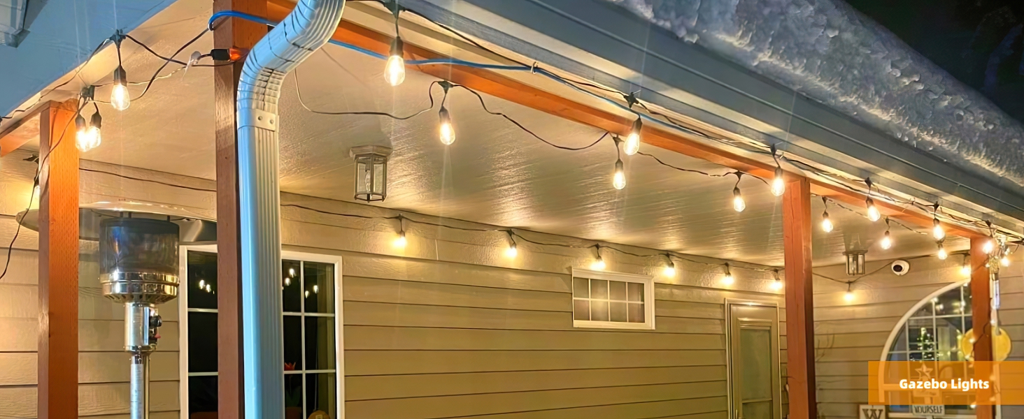 heavy-duty garden festoon lights