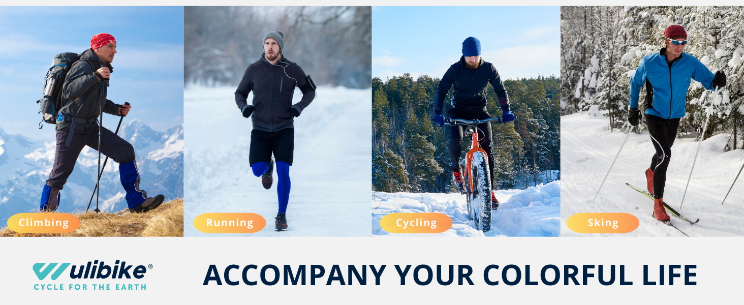 Wulibike Fleece Jacket Mens rain Running Jacket Outdoor Sports