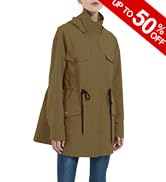 Orolay Women's Long Windbreaker Hooded Light Jacket Active Outdoor Anoraks